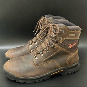 Danner Crafter 6" Brown Soft Toe Work Boots Mens US Sz 9.5 EE